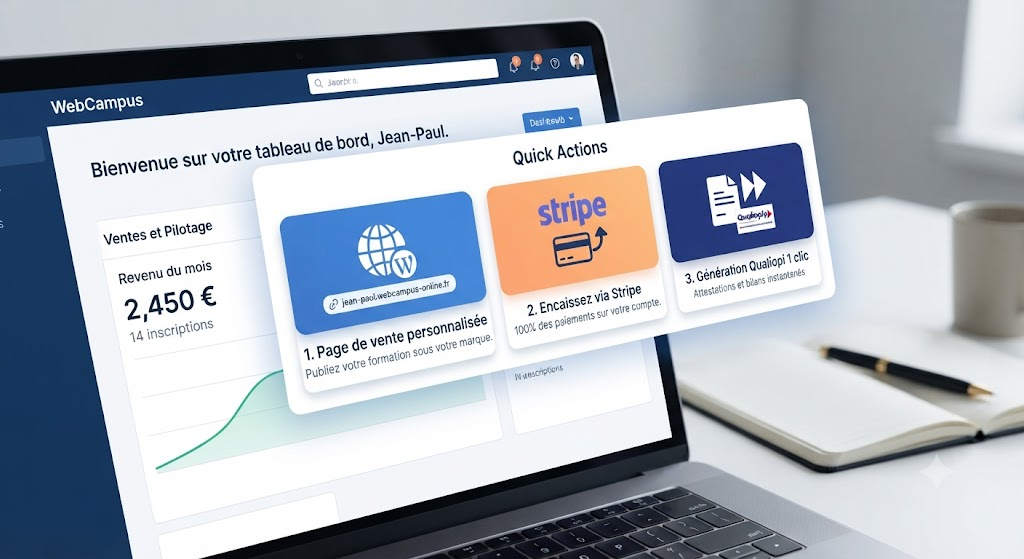 Tableau de bord WebCampus